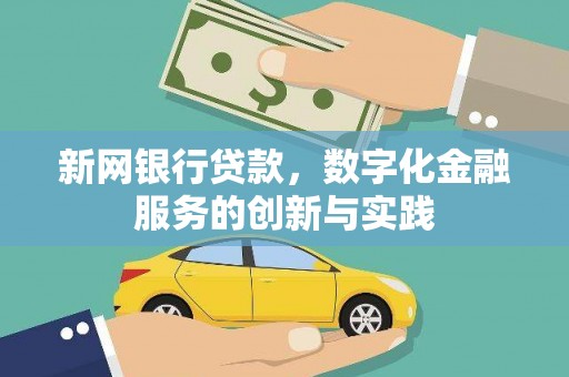 浪卡子新网银行贷款，数字化金融服务的创新与实践