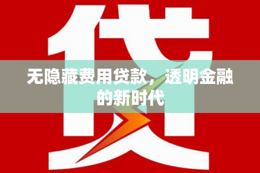 浪卡子无隐藏费用贷款，透明金融的新时代