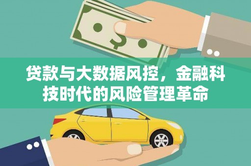 浪卡子贷款与大数据风控，金融科技时代的风险管理革命