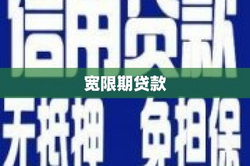 浪卡子宽限期贷款