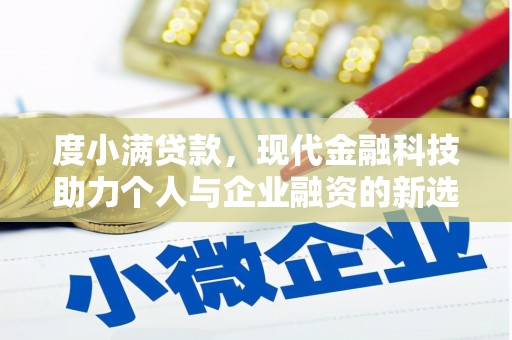 浪卡子度小满贷款，现代金融科技助力个人与企业融资的新选择