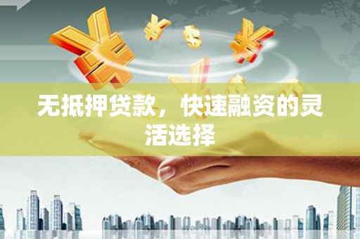 浪卡子无抵押贷款，快速融资的灵活选择