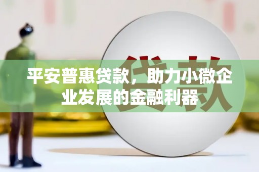 浪卡子平安普惠贷款，助力小微企业发展的金融利器
