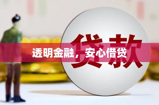 浪卡子透明金融，安心借贷