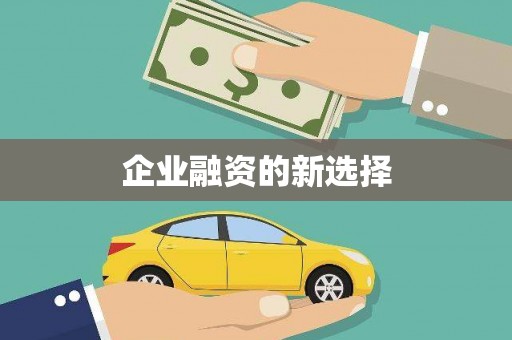 浪卡子企业融资的新选择
